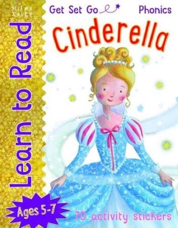 Book cover number 1 for Get Set Go Learn To Read Cinderella (70 Activity Stickers) written by Susan Purcell published by Miles Kelly Publishing