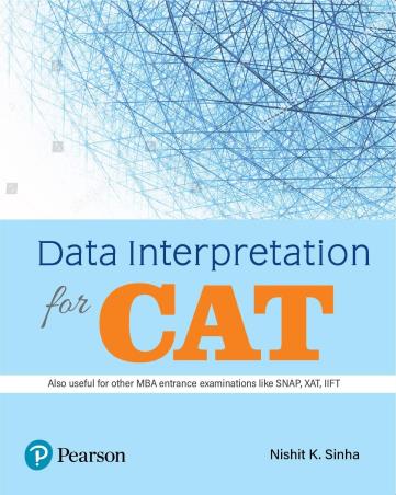 Book cover number 1 for Data Interpretation For CAT written by Nishit K. Sinha published by Pearson Education