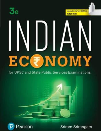 Book cover number 1 for Indian Economy written by Sriram Srirangam published by Pearson Education