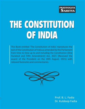 Book cover number 1 for The Constitution Of India written by B. L. Fadia, Kuldeep Fadia published by Sahitya Bhawan