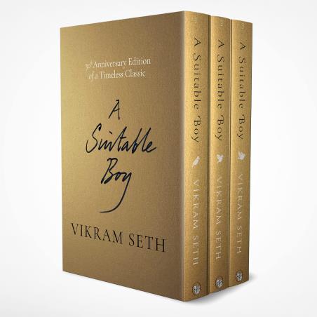 Book cover number 1 for A Suitable Boy (Set Of 3 Volume) written by Vikram Seth published by Speaking Tiger Publishing Private Limited