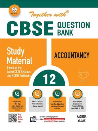 Book cover number 1 for Together With CBSE Question Bank / Study Material Accountancy Class 12 (2024 Examination) written by R. S. Singal, Seema Singal published by Rachna Sagar Pvt. Ltd.