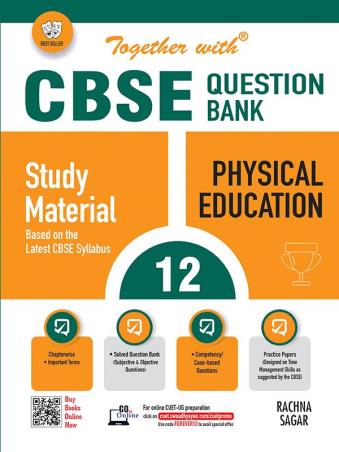 Book cover number 1 for Together With CBSE Question Bank / Study Material Physical Education Class 12 (2024 Examination) written by Sunil Kapoor, S. Saini published by Rachna Sagar Pvt. Ltd.