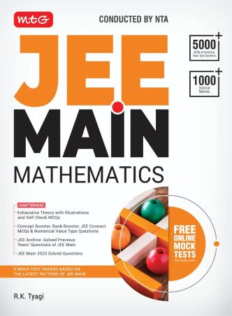 Book cover number 1 for JEE Main Mathematics written by R. K. Tyagi published by MTG Learning Media (P) Ltd.