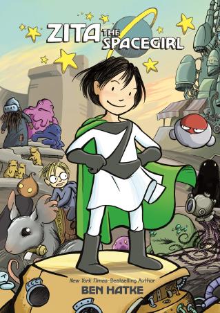 Book cover number 1 for Zita The Spacegirl written by Ben Hatke published by First Second
