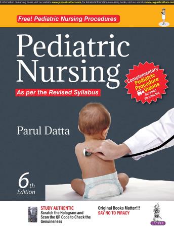 Book cover number 1 for Pediatric Nursing written by Parul Datta published by Jaypee Brothers Medical Publishers (P) Ltd.