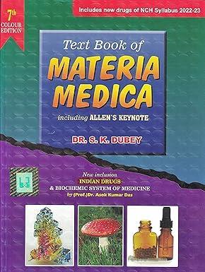 Book cover number 1 for Text Book Of Materia Medica including Allen's Keynote (NCH Syllabus 2022-23) written by S. K. Dubey published by Books & Allied (P) Ltd.
