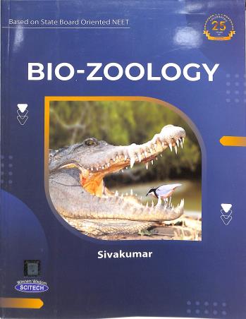 Book cover number 1 for Bio-Zoology written by Sivakumar published by Scitech Publications (India) Pvt. Ltd.