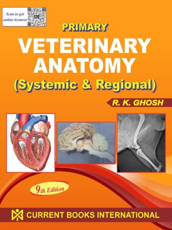 Book cover number 1 for Primary Veterinary Anatomy : Systemic And Regional written by R. K. Ghosh published by Current Books International