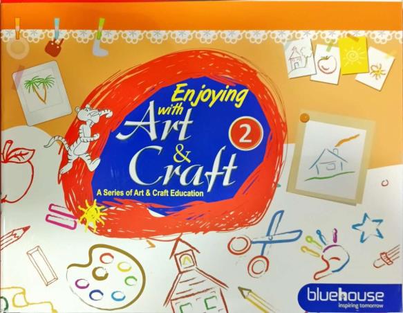 Book cover number 1 for Enjoying With Art & Craft 2 written by NA published by Blue House Press Private Limited