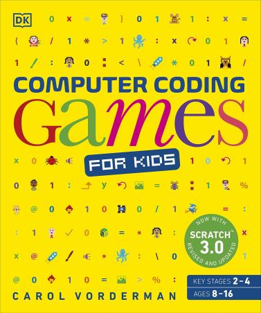 Book cover number 1 for Computer Coding Games For Kids written by Carol Vorderman published by DK