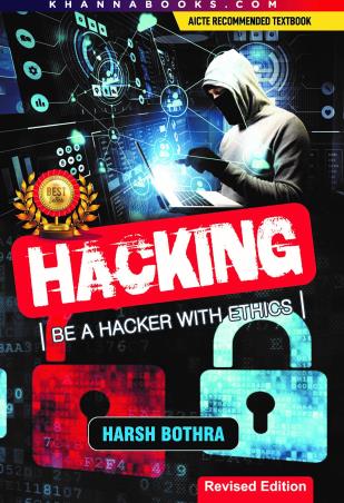Book cover number 1 for Hacking written by Harsh Bothra published by Khanna Book Publishing Co. (P) Ltd.
