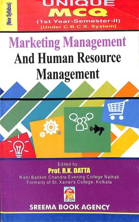 Book cover number 1 for Marketing Management And Human Resource Management 1st Year Semester 2 written by NA published by Sreema Book Agency
