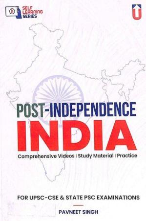 Book cover number 1 for Post Independence India written by Pavneet Singh published by Unique Publishers