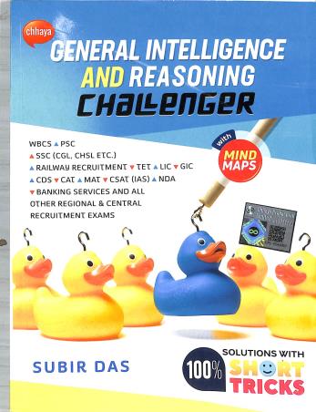 Book cover number 1 for Chhaya General Intelligence And Reasoning Challenger With Mind Maps written by Subir Das published by Chhaya Prakashani Pvt. Ltd.