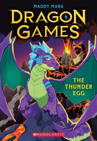 Book cover number 1 for Dragon Games 1 : The Thunder Egg written by Maddy Mara published by Scholastic