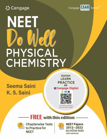 Book cover number 1 for NEET Do Well Physical Chemistry written by Seema Saini, K. S. Saini published by Cengage Learning India Private Limited