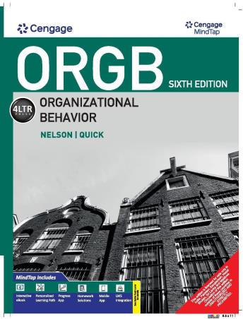 Book cover number 1 for ORGB With Mindtap written by Debra L. Nelson, James Campbell Quick published by Cengage Learning India Private Limited
