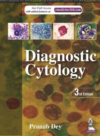 Book cover number 1 for Diagnostic Cytology written by Pranab Dey published by Jaypee Brothers Medical Publishers (P) Ltd.