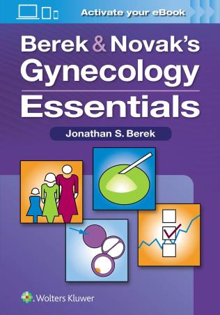 Book cover number 1 for Berek & Novak’s Gynecology Essentials written by Jonathan S. Berek published by Wolters Kluwer
