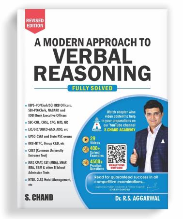 Book cover number 1 for A Modern Approach To Verbal Reasoning written by R. S. Aggarwal published by S. Chand Publishing