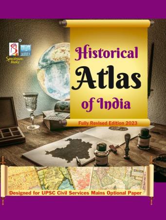 Book cover number 1 for Historical Atlas Of India written by NA published by Spectrum Books Pvt. Ltd