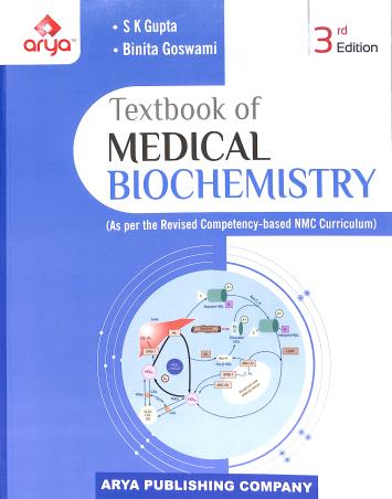 Book cover number 1 for Textbook Of Medical Biochemistry written by S. K. Gupta, Binita Goswami published by Arya Publishing Company