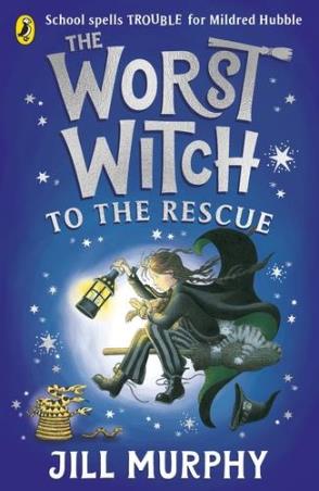 Book cover number 1 for The Worst Witch To The Rescue written by Jill Murphy published by Puffin