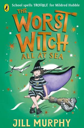 Book cover number 1 for The Worst Witch All At Sea written by Jill Murphy published by Puffin