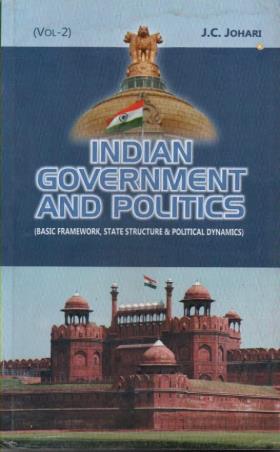 Book cover number 1 for Indian Government And Politics Vol.2 written by J. C. Johari published by Shoban Lal & Co