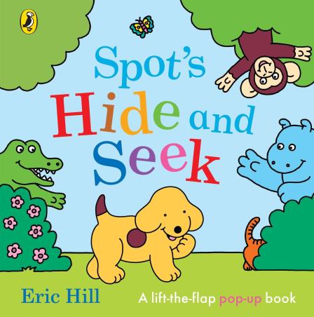 Book cover number 1 for Spot's Hide And Seek written by Eric Hill published by Puffin