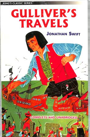 Book cover number 1 for Gulliver's Travels written by Jonathan Swift published by King's