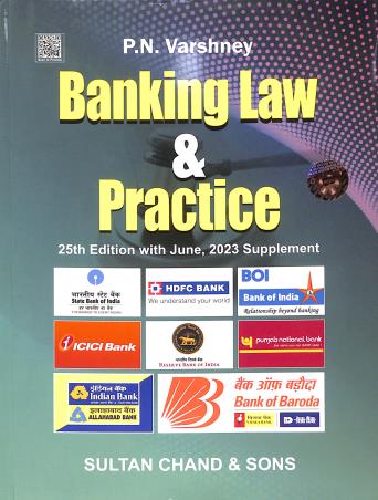 Book cover number 1 for Banking Law And Practice (25th Edition) written by P. N. Varshney published by Sultan Chand & Sons