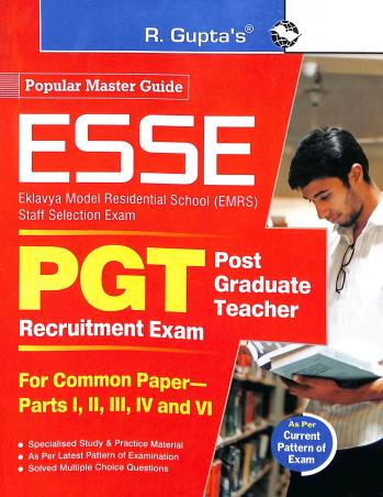 Book cover number 1 for Popular Master Guide ESSE PGT Recruitment exam Parts 1,2,3,4, And 6 written by R. Gupta published by Ramesh Publishing House