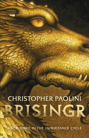 Book cover number 1 for Brisingr written by Christopher Paolini published by Corgi Books