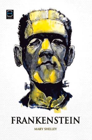 Book cover number 1 for Frankenstein written by Mary Shelley published by B. K. Publications Pvt. Ltd.
