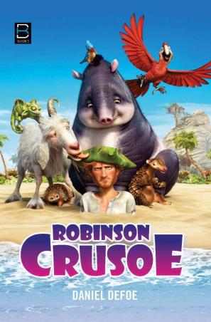 Book cover number 1 for Robinson Crusoe written by Daniel Defoe published by B. K. Publications Pvt. Ltd.