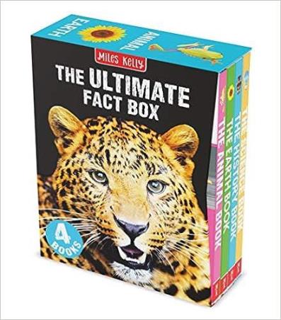 Book cover number 1 for The Ultimate Fact Box (Set Of 4 Book) written by NA published by Miles Kelly Publishing