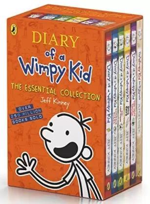 Book cover number 1 for Diary Of A Wimpy Kid (The Essential Collection Of 6 Book) written by Jeff Kinney published by Penguin Books