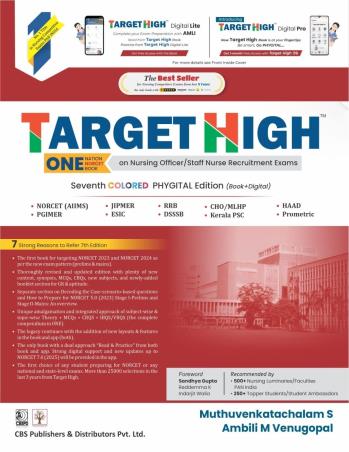 Book cover number 1 for Target High written by Muthuvenkatachalam Srinivasan published by CBS Publishers & Distributors Pvt. Ltd.