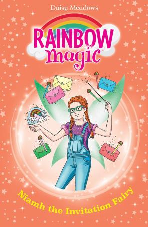 Book cover number 1 for Rainbow Magic: Niamh The Invitation Fairy written by Daisy Meadows published by Orchard Books
