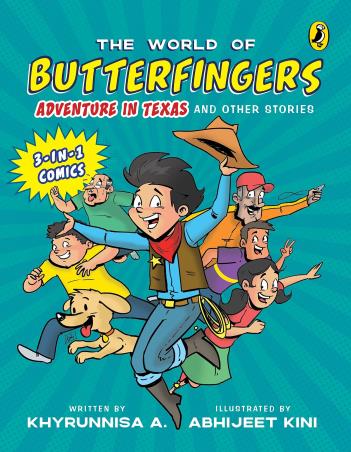 Book cover number 1 for The World Of Butterfingers written by Khyrunnisa A. published by Puffin