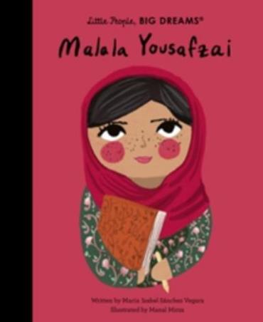 Book cover number 1 for Malala Yousafzai written by Maria Isabel Sanchez Vegara published by Bloomsbury Publishing