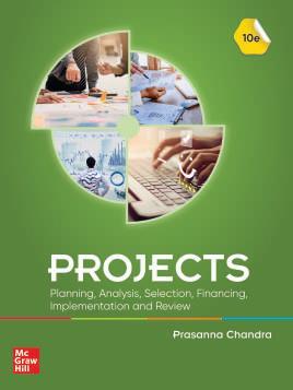Book cover number 1 for Projects written by Prasanna Chandra published by McGraw Hill Education Private Limited