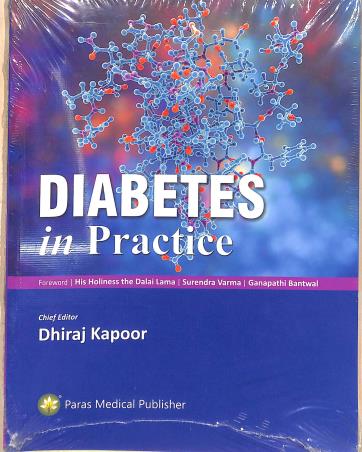 Book cover number 1 for Diabetes In Practice written by Dhiraj  Kapoor published by Paras Medical Publisher