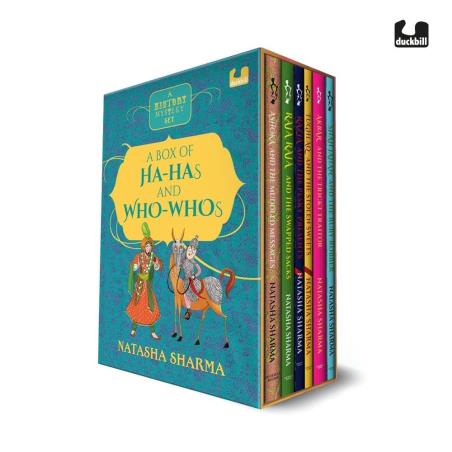 Book cover number 1 for A Box of HAHAs And WHOWHOs written by Natasha Sharma published by Duckbill