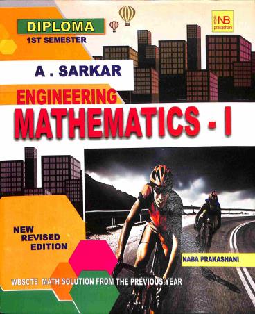 Book cover number 1 for Engineering Mathematics 1 (Semester 1) written by Asutosh Sarkar published by Naba Prakashani
