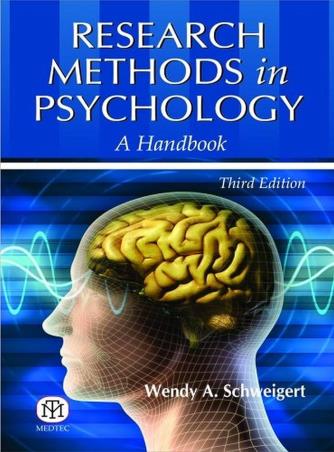 Book cover number 1 for Research Methods In Psychology written by Wendy A. Schweigent published by Medtech
