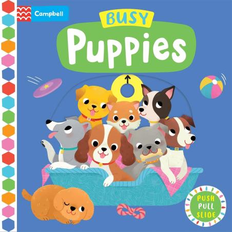 Book cover number 1 for Busy Puppies written by Campbell Books published by Campbell Books