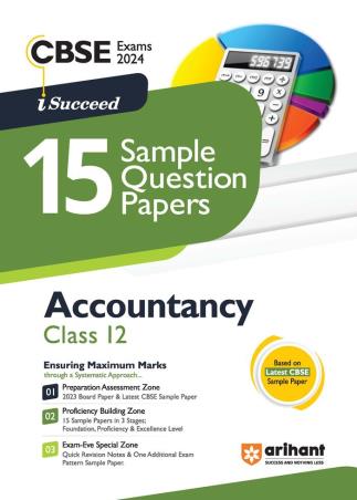 Book cover number 1 for I-Succeed 15 Sample Question Papers Accoutancy Class 12 (CBSE Exams 2024) written by Richa Makkar published by Arihant Prakashan